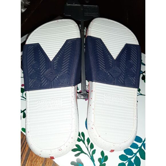 New Kids Size 12 Red Blue Rider Infinitiik Summer Casual Slides Sandals - Picture 5 of 9